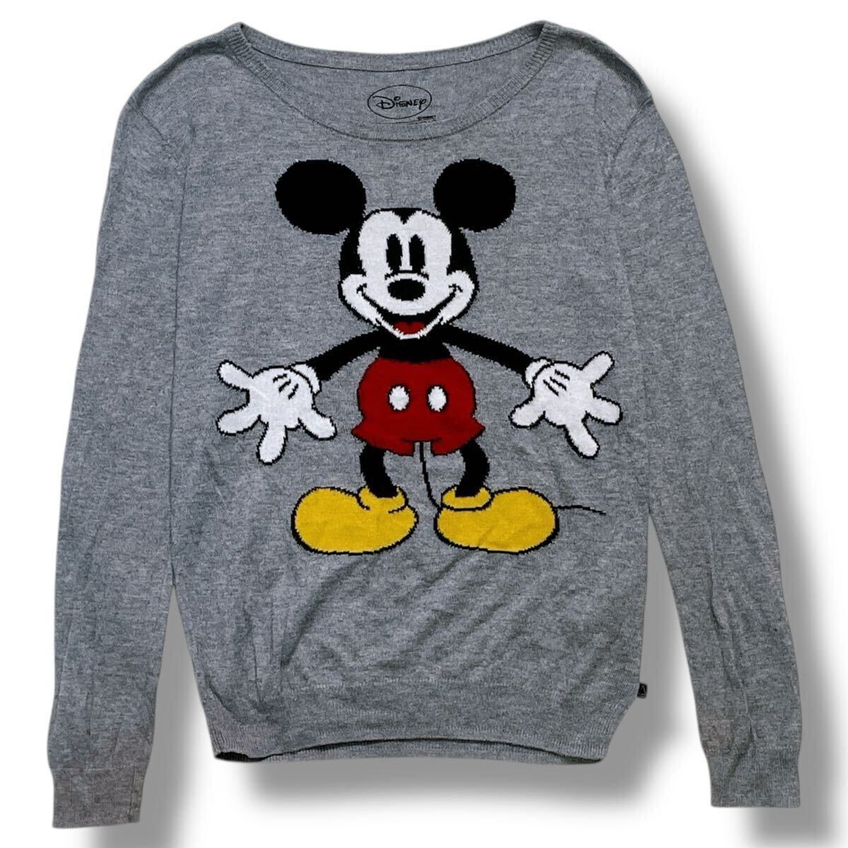 未使用品|  MOSCHINO Disnyコラボ　ニットセーター M ONCILY × WISH FOR EVER 】 COLLAB DESIGN LOW-GAUGE KNIT