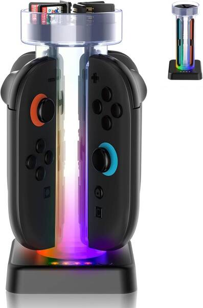 【最新システム対応確認】For Switch 2 充電器 Switch 充電スタンド Type-Cポート switch 2 コントローラー 替換 (ブラック)