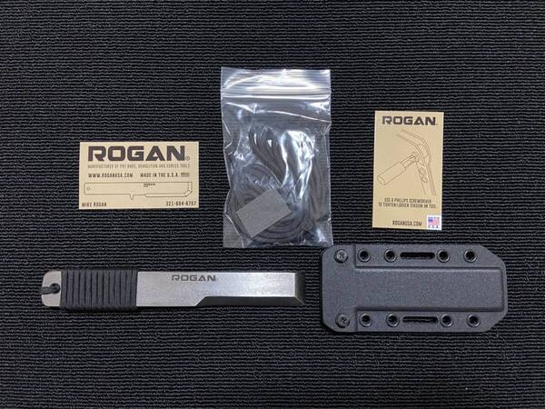 Rogan USA FOREMANマルチツール バトニングツール パラコードブラック 専用シースセット