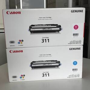 未開封 キャノン純正 CRG311 カラーレーザーカートリッジ シアン マゼンタ LBP-5300 Y0075