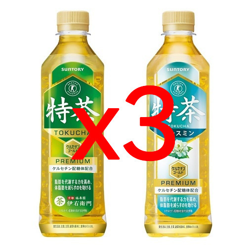 伊右衛門特茶 500ml x3#フ