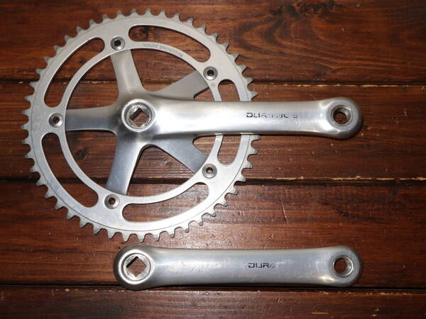NJS SHIMANO シマノ DURA-ACE デュラエース FC-7600 ピスト クランク スギノ チェーンリング セット / 競輪 自転車 FC7600