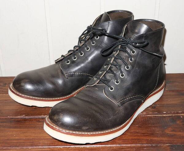茶芯 RED WING レッドウィング 8190 チャコール ラフ&タフ ラウンドトゥ 10D / 28㎝ レッドウイング REDWING ブーツ