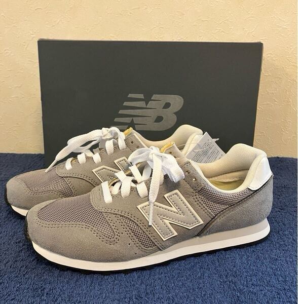 【送料無料】新品 未使用 スニーカー ニューバランス ML373KG2 24.5cm グレー new balance レディース New Balance