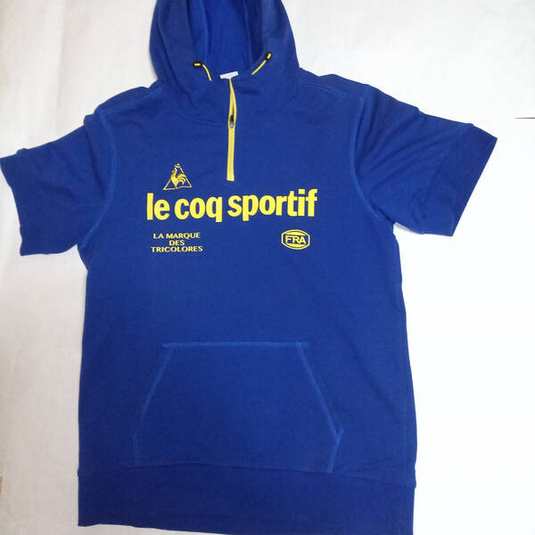 Le coq sportif ルコック スウェット パーカー サイズL サイズXL メンズ ネイビー 紺色 青 ハーフジップ