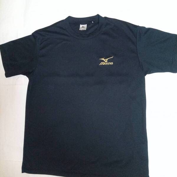 mizuno ミズノ メンズ サイズM 半袖 シャツ Tシャツ スポーツウェア ブラック 黒