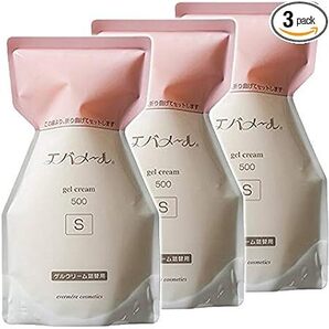 新品エバメール ゲルクリーム 500g リフィル(Sタイプ詰替用)×3パック
