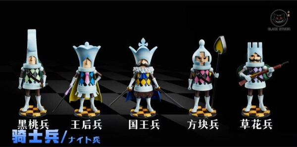 ビッグマム海賊団 ナイト兵 ワンピース フィギュア ガレージキット 完成品 専用箱付き