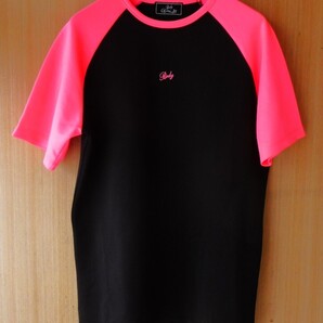 rady レディー M 黒 ピンク ポンチ素材 Tシャツ ブラック ラグランスリーブ MICHELL MACARON lUXE/R CHERI MI REGALECT リエンダ