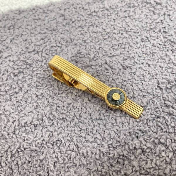 【ダンヒル】ネクタイピン Dunhill 金 ゴールド 結婚式 フォーマル ビジネス パーティー dロゴ