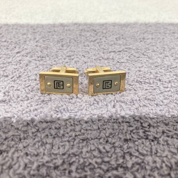 【ピエールバルマン】カフスボタン ゴールド 結婚式 フォーマル ビジネス パーティー ロゴ