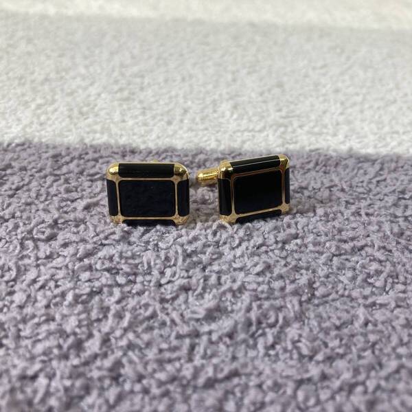 【ロンジン】カフスボタン ゴールド 結婚式 フォーマル ビジネス パーティー オニキス