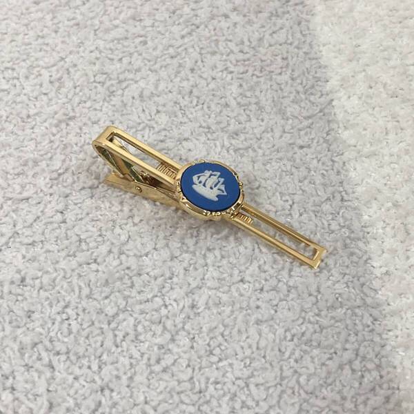 【ウェッジウッド】ネクタイピン Wedgwood ゴールド 結婚式 フォーマル ビジネス パーティー 船 ジャスパー