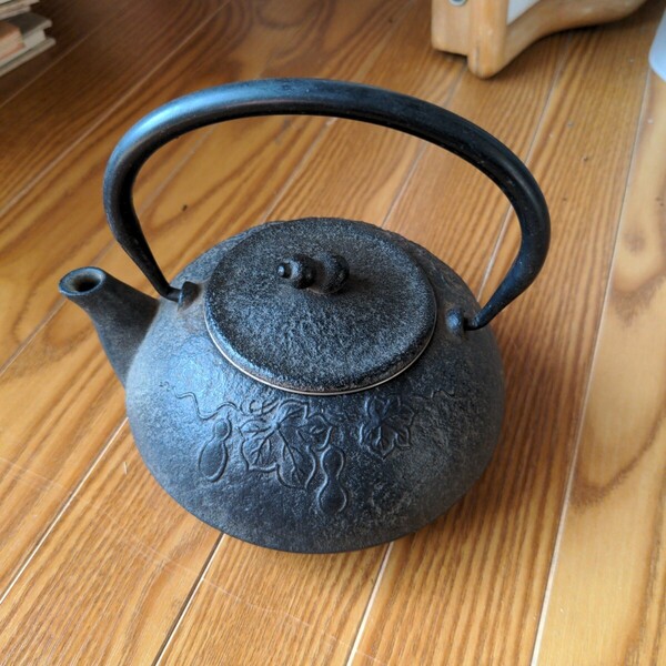 南部鉄器 急須 瓢箪 金属工芸 鉄瓶
