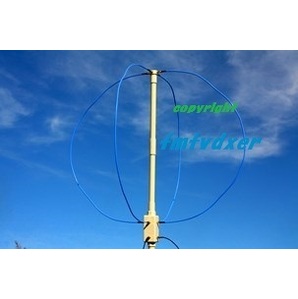 アクティブ・クロスループアンテナ SCL210 100kHz~300MHz ☆改良版 アンプ内蔵 受信用 屋外使用対応 組立式☆