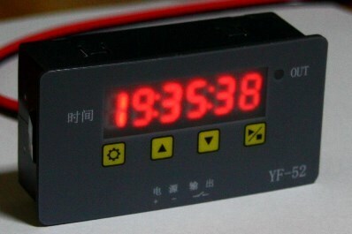 定時タイマーリレー 10組設定 定時自動開閉 5Aリレー