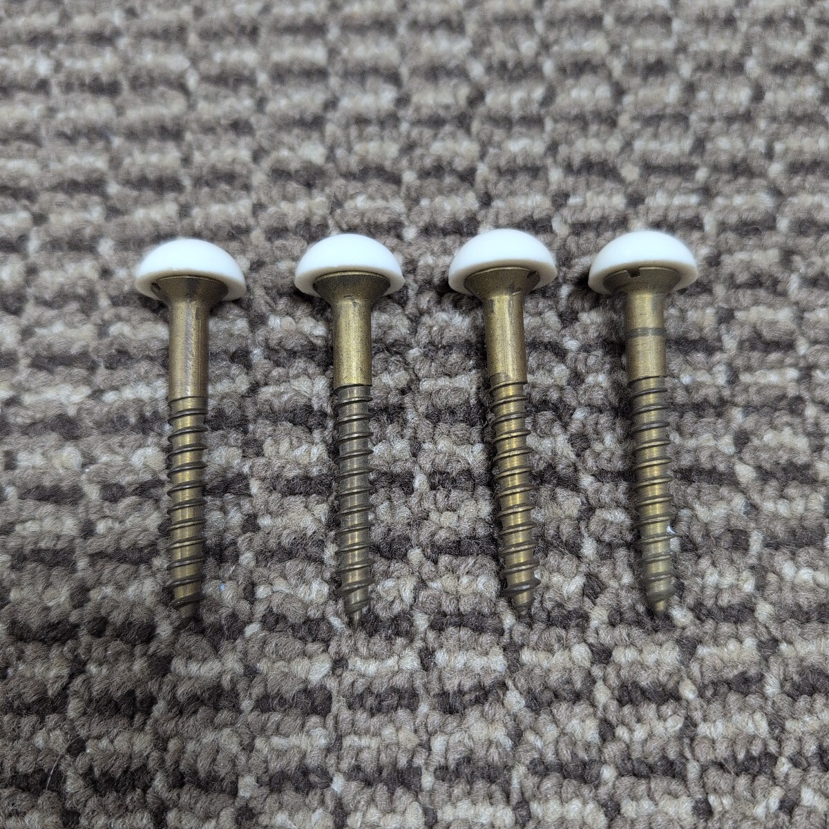 ジャンク品/長期保管品/中古/メーカー不明/大便器床取付ビス/化粧ビス/Φ6.2