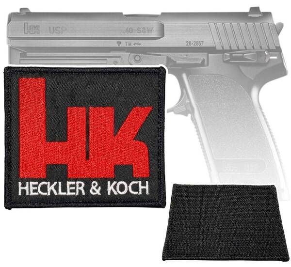 「Heckler & Koch/ヘッケラー&コッホ ワッペン タイプA:マジックテープ式」tface-g 【タグ:ミリタリー、アクセサリー】 T05
