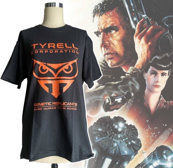 「ブレードランナー/ハリソン・フォード タイレル社 Tシャツ Mサイズ」tface-g 【タグ:映画、アクセサリー】1 T14