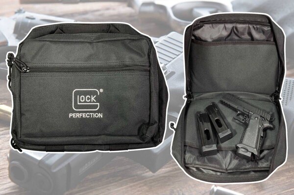 「GLOCK/グロック エアガン/ガスガン 収納 鞄 ハンドガン2丁/マガジン5個収納可能」tface-g 【タグ:ミリタリー】1 T13