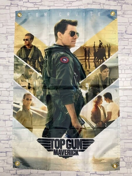 「トップガン:マーヴェリック/トム・クルーズ 布製 大型 ポスター タイプC」 tface-g 【タグ:映画、インテリア】1 T20