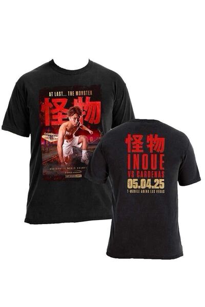 井上尚弥 カルデナス Tシャツ L サイズ 公式 グッズ ラスベガス TOP RANK 新品 未使用 送料 無料