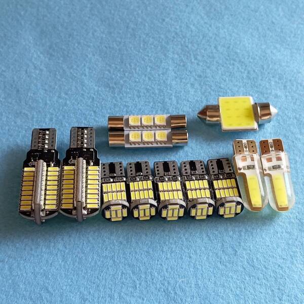 SK9フォレスター 超爆光!T10 LED ルームランプ ナンバー灯 バックランプ ポジション 12個セット ホワイト スバル /72/26/6/t31/f3