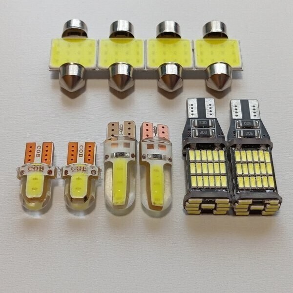 M35 ステージア 超爆光!T10 LED ルームランプ ポジション ナンバー灯 バックランプ 10個セット ホワイト 日産 /45/c3/c2/t31