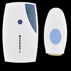 ドアチャイム ワイヤレス ドアホーン 呼び鈴 送受信機セット LED 点滅 ベル 呼出音 無線 介護用呼び出しコール 玄関 室内