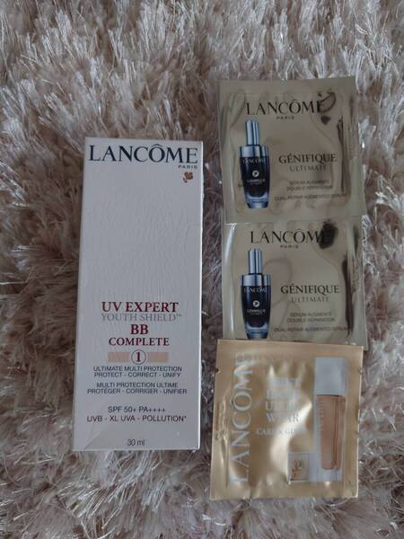 ランコム LANCOME UVエクスペールBB n 日焼け止め用乳液 メイクアップベース 化粧下地 30ml★ジェニフィック タンイドル サンプル
