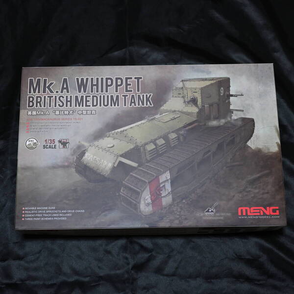 (新品・未組立) モンモデル 1/35 第一次世界大戦 イギリス中戦車マークAホイペット プラモデル
