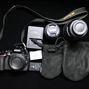 (中古品) Nikon D5500 ダブルズームキット デジタル一眼レフカメラセット