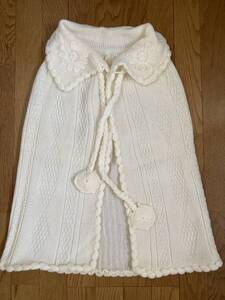 ручной вязки накидка .... накидка baby прекрасный товар дом хранение товар Showa античный emo .. цветок. вышивка ручной вязки