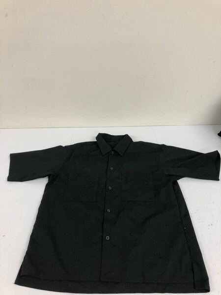 送料無料★GLOBAL WORK グローバルワーク★半袖シャツ トップス★メンズ Sサイズ★ブラック#70403sjj34