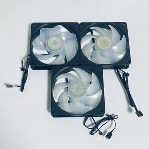 X50 3個セット Silver Stone Silverstone シルバーストーン RGB 120mmファン APA1225H12
