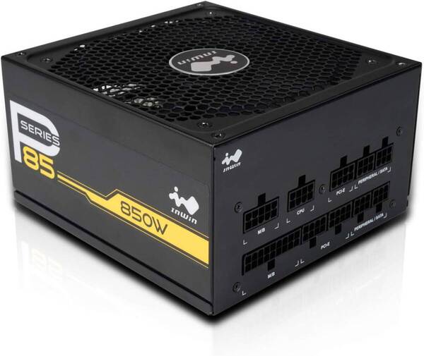 X50 送料無料 動作美品 InWin Pシリーズ P85 850W ゴールド電源ユニット 80 PLUS GOLD