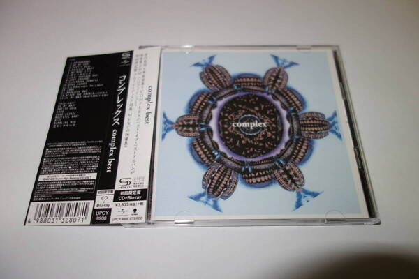 美品★送料無料★COMPLEX(コンプレックス)/COMPLEX BEST 初回限定盤 SHM-CD+Blu-ray リマスタリング★ベスト 吉川晃司 布袋寅泰 人気