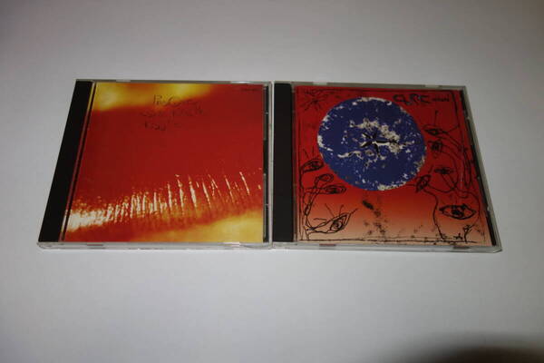 送料無料★The Cure(ザ・キュアー)CD 2枚セット Kiss Me Kiss Me Kiss Me(キス ミー キス ミー キス ミー)/Wish(ウィッシュ) ステッカー付