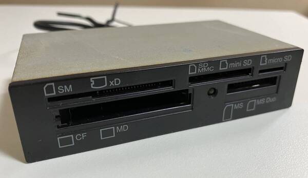 【中古】xD SM CF MD SDMMC miniSD microSD MS MS Duo Owltech カードリーダー OWL-FA507 黒 スマートメディア