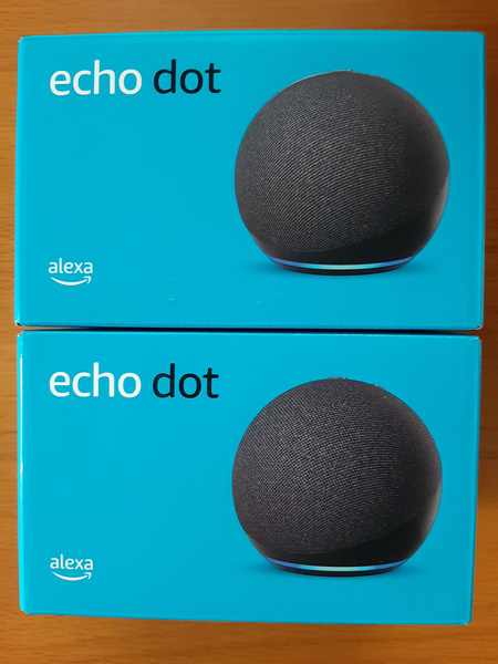 Echo Dot (エコードット) 第5世代 チャコール 2個セット★Amazon Alexa スマートスピーカー★未開封