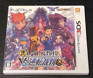 【レイトン教授 VS 逆転裁判】 ニンテンドー3DS NINTENDO 3DS 中古