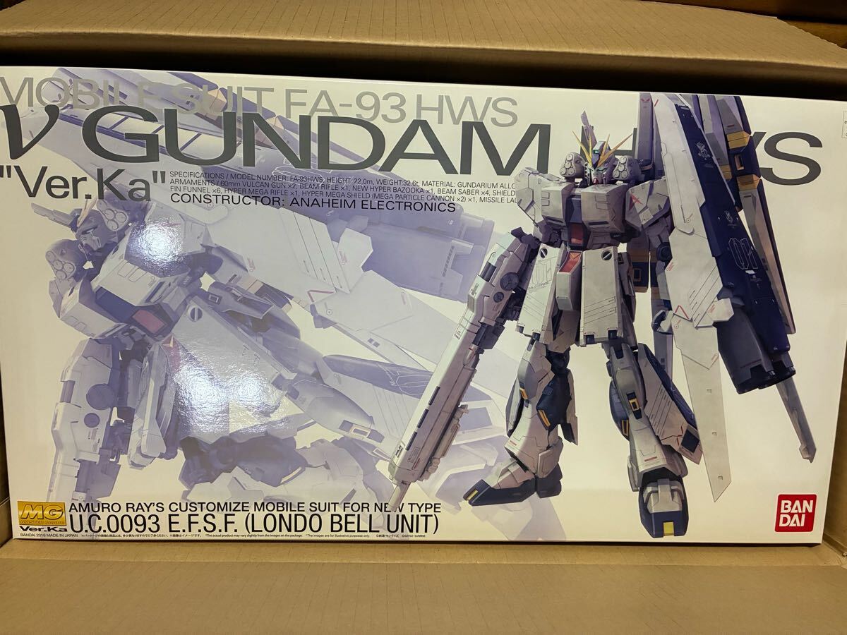 Amazon | バンダイ MG 1/100 νガンダム HWS Ver．Ka