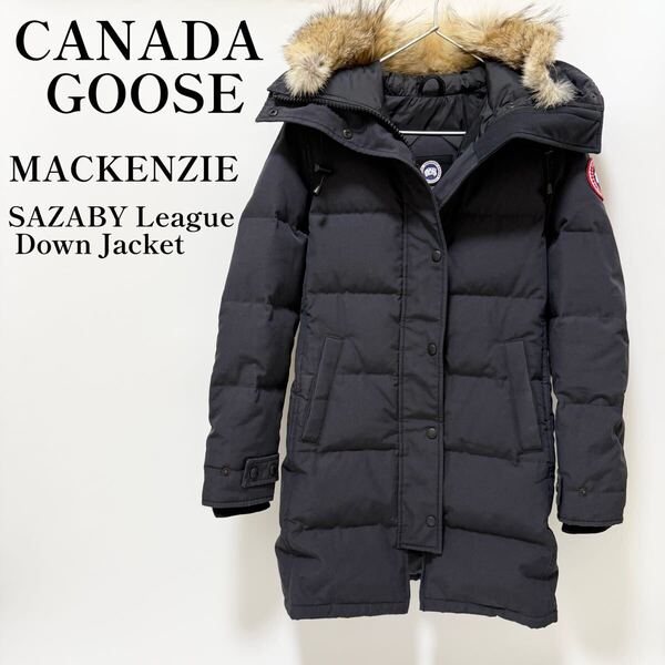 カナダグース MACKENZIE マッケンジー 正規 2302JL レディース S 紺 ダウンジャケット CANADA GOOSE