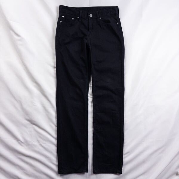 US Vintage Levi's 514 slim straight コットン100% スリム ストレート ブラック 黒 チノ デニム ジーンズ