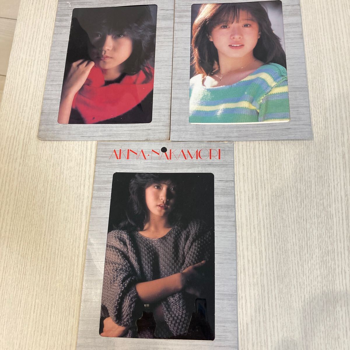 超貴重.未使用品☆中森明菜ブロマイド30枚+3☆研音