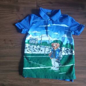 POLO RALPH LAUREN ポロラルフローレン キッズ 半袖ポロシャツ 7 130cm ベア ラグビー