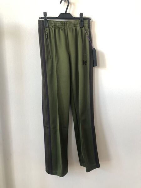 新品未使用 Needles Track Pant Poly Smooth グリーン オリーブ ニードルス トラックパンツ ニードルズ レディース サイズ2