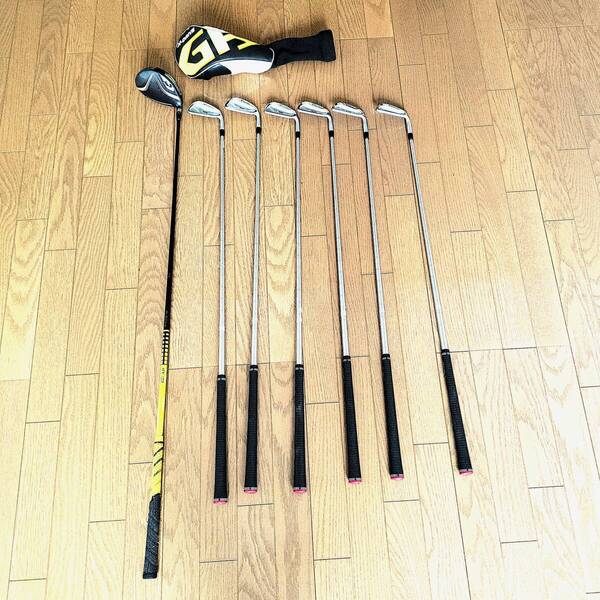 BRIDGESTONE TOURSTAGE X-BLADE GR ブリヂストン ツアーステージ ドライバー アイアンセット 1W 5~9,P 7本セット フレックスS