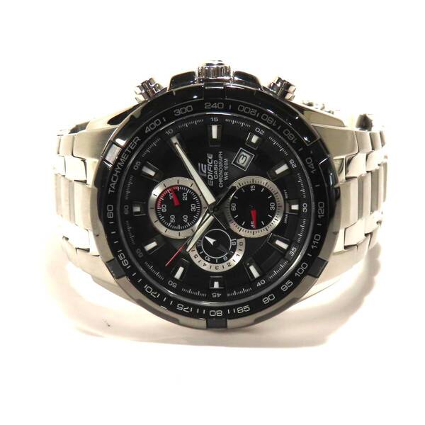 稼働品 美品 CASIO EDIFICE カシオ エディフィス 腕時計 EF-539 クオーツ クロノグラフ