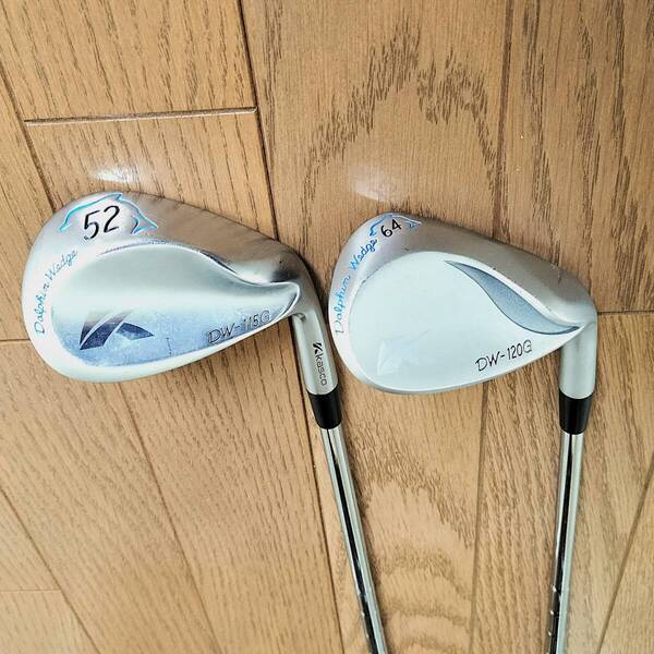 Kasco Dolphin Wedge DW-120G DW-115G キャスコ ドルフィンウェッジ 52° 64° 2本セット N.S.PRO950GH neo フレックスS